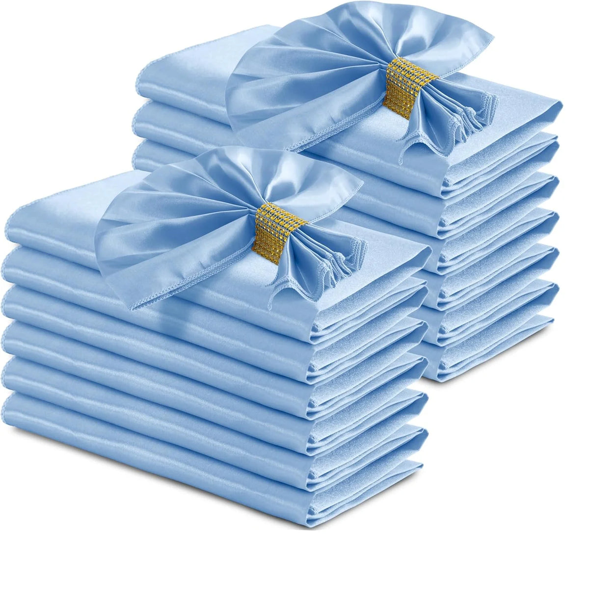 serviettes table satin rouge classiques 30x30cm coton opaques
