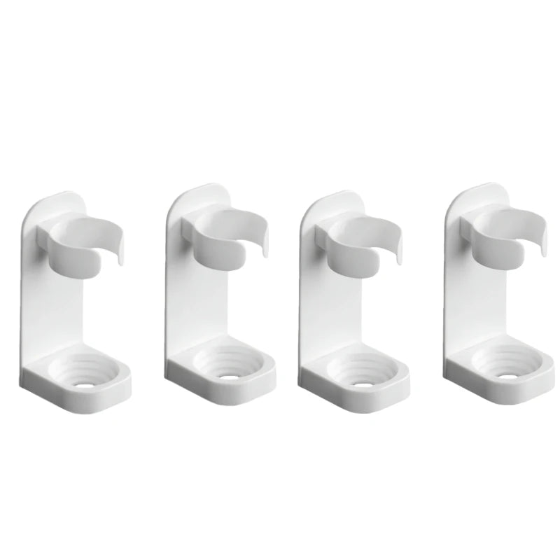 support mural brosse dents électrique adhésif blanc rose noir moderne minimaliste 24 35mm