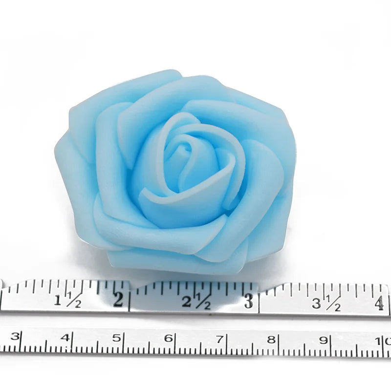 roses artificielles mousse détaillées mariage scrapbooking décoration intérieure anniversaire baby shower festive arrangement