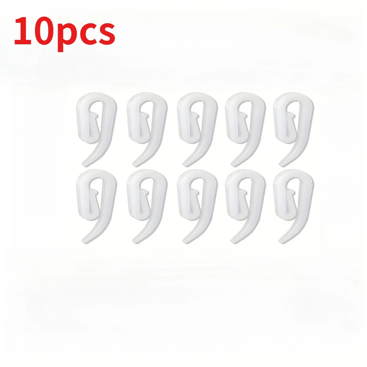 crochets suspension rideau blancs modernes pvc 100pcs 200pcs 500pcs accessoires fenêtres