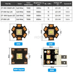 puce led 40w 60w 80w 120w 150w 300w 400w noir carré points dorés moderne