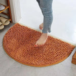tapis solide polyester antidérapant moderne rose violet marron gris clair salon chambre
