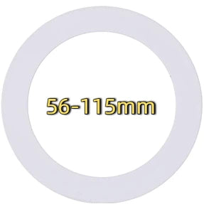 anneaux fixation blancs simples projecteur led entretoises rondes opaques 56 115mm