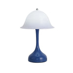 lampe chevet sans fil led rechargeable tactile bleu rose blanc moderne abatjour champignon chambre