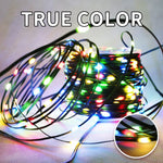 guirlandes lumineuses extérieures 100m 800leds multicolore flexible diy fêtes noel mariage