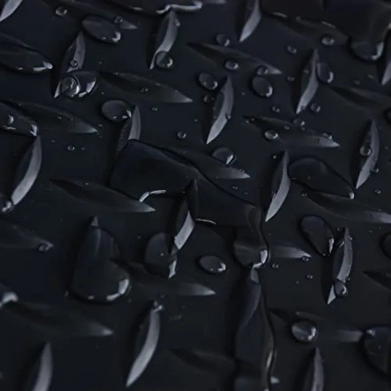 tapis sol noir diamanté industriel imperméable antidérapant garage extérieur bain voiture