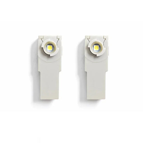 paire d'ampoules led blanches éclairage intérieur voiture connecteur adhésif rond