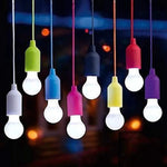 lumière led portable multicolore blanc vert bleu rose cordon suspension moderne festive jardin camping
