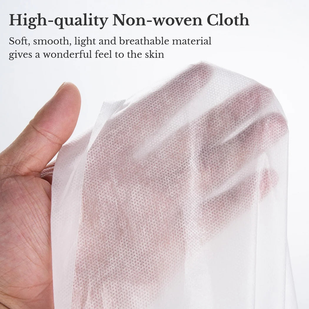 serviettes jetables blancs non tissées simples tables massage 100 pièces