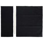serviette moderne bleu uni polyester tissé extérieur accueil deux modernes