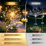 lumière solaire jardin led blanc doré moderne étoile fixée tigeextérieur décoration patio