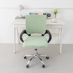housses chaise vert pastel rayures ondulées élasthanne polyester élastique moderne étanche study