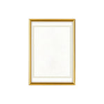 Cadre tableau A4 classique bordure géométrique couleurs bleu marine rouge doré argenté