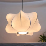 lampe suspendue moderne blanc fer texture rugueuse flux lumineux 2000 82000 e27 basse consommation