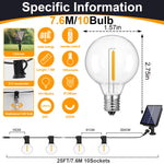 guirlande lumineuse solaire extérieure ampoules led transparentes vintage jardin noëlintérieur