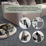 tapis protection chat tissu adhésif moderne gris beige 30x100cm 40x200cmrollable