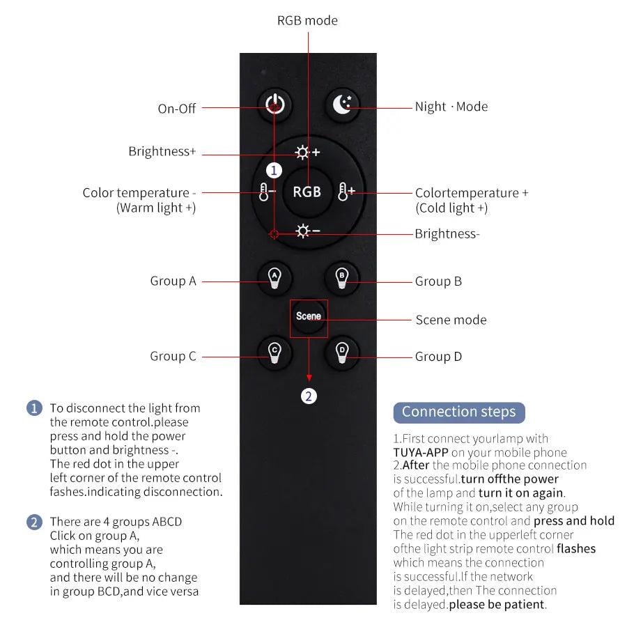 plafonnier led noir blanc moderne minimaliste télécommande wifi rgb adaptable chambre cuisine