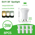 lot ampoules led spot gu11 gu4 blanc éclairage intérieur moderne maison