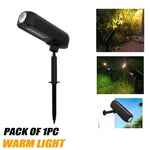 projecteur solaire led 9lumieres réglable moderne jardin étanche noir abs