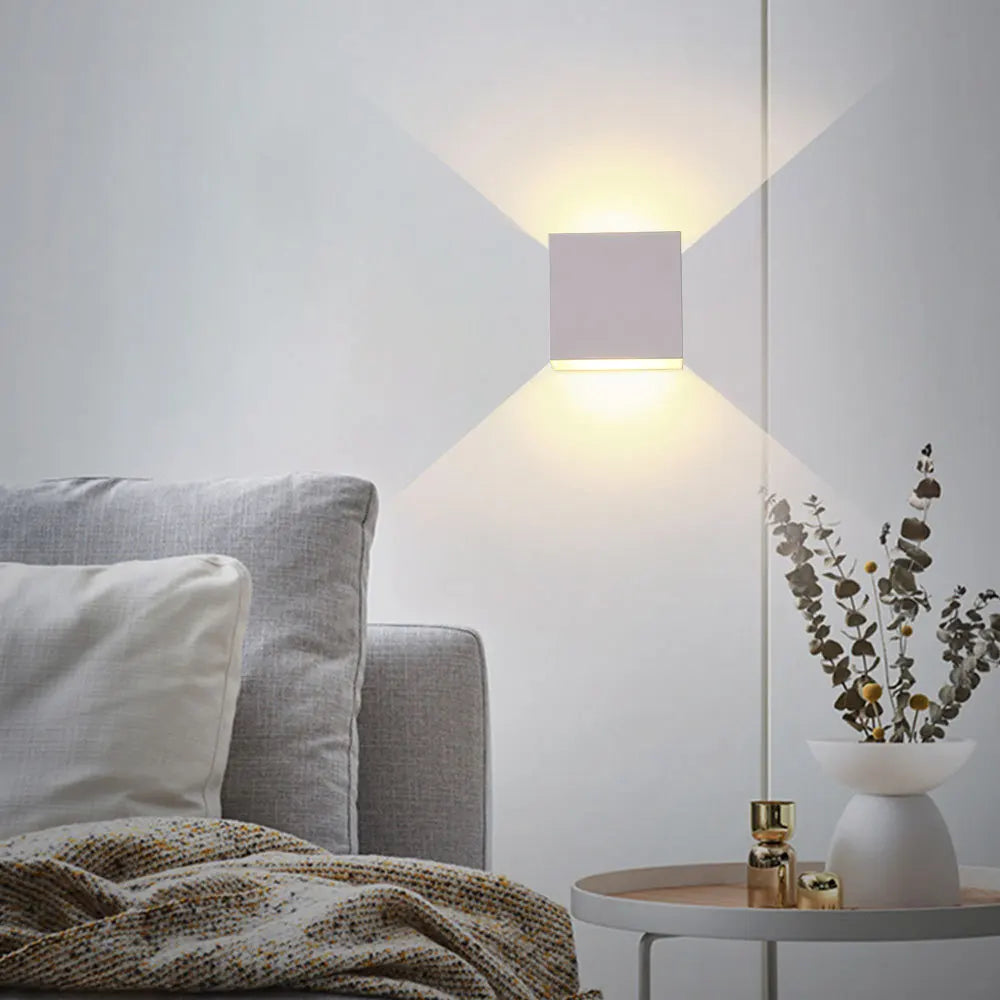 appliques murales led blanc modernes fixées mur ampoules led years garantie aluminium