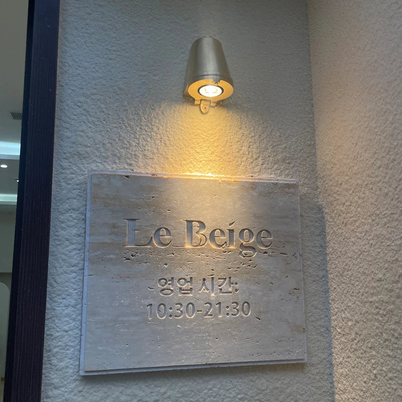Eclairage mural moderne aluminium texturé argenté bronze extérieur 4000K 3000K led fixe
