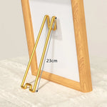 supports cadre photo adhésifs modernes blanc doré argenté lisses opaques 13cm 18cm 23cm