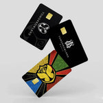 protection carte bancaire sticker logo tomorrowland music noir moderne minimaliste
