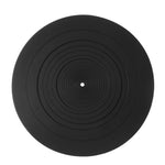 tapis antidérapant silicone protection disque vinyle plateau turntable diamètre 31cm blanc noir