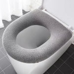 couvre siège toilette panda motif gris doux microfibre moderne respectueux environnement