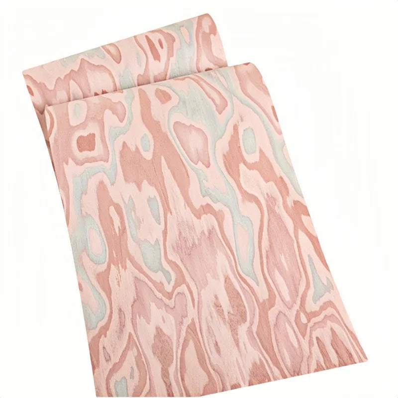 tissu abstrait rose bleu clair moderne ondulé decoration murale artisanale project