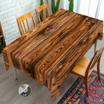 nappe imperméable polyester texture bois marron clair moderne adhésive table extérieure anniversaire mariage festive