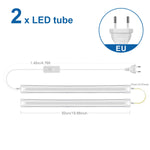 tube led blanc haute luminosité 2000lm aluminium moderne clips fixations