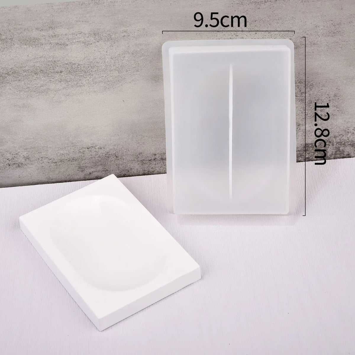 moules savon silicone blanc bleu rose moderne lignes horizontales verticales adhésif