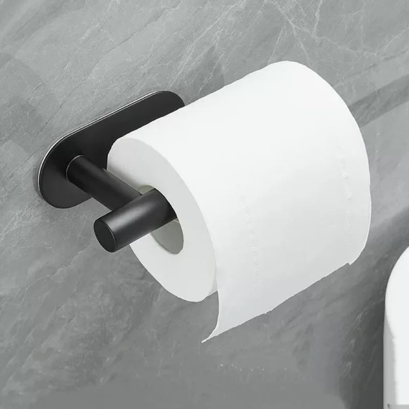 porte papier adhésif plastique blanc moderne salle bains papier toilette hygiénique étanche