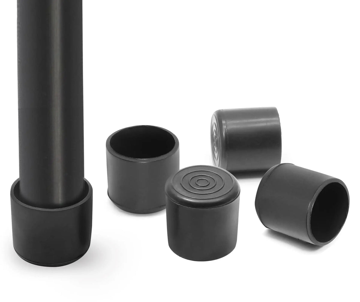 protège pieds adhésifs noirs ronds lisses modernes meubles antidérapants silencieux PVC