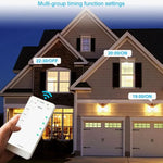 lampe intelligente blanc moderne grille diamants wifi app multicolore télécommande enceintes connectées
