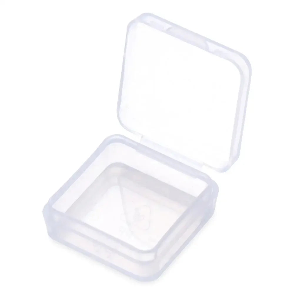 boîte rangement plastique transparente poignées bijoux petits objets divers accessoires