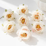 fleurs artificielles pivoine roses feuilles vertes decoration mariage anniversaire intérieur classique multicolore