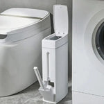 distributeur serviettes toilette blanc moderne brosse wc papier hygiénique salle