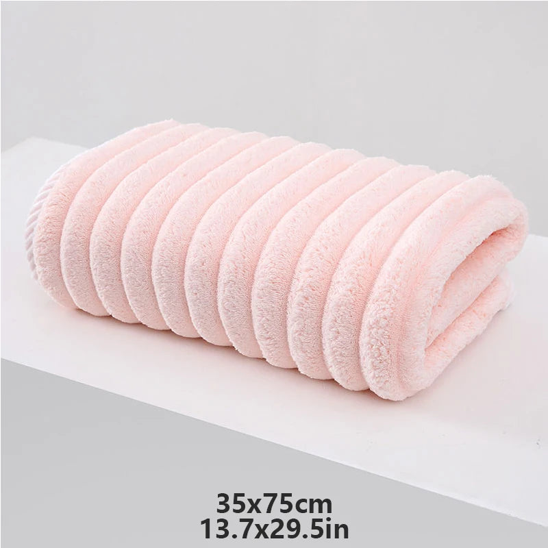 serviettes bain rayées douces absorbantes rapide séchage moderne blanc rose gris bleu pâques clips
