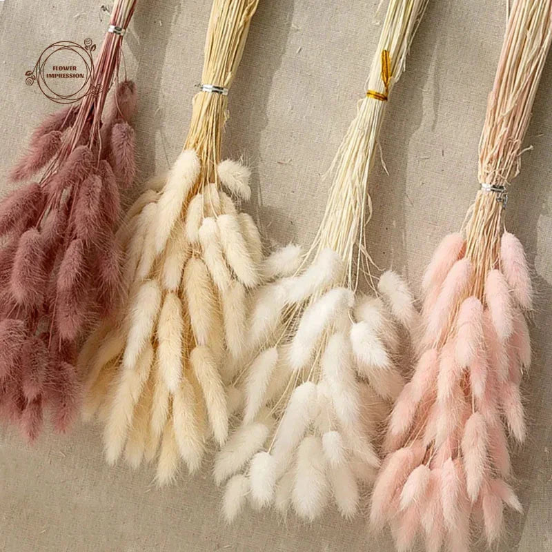 décoration intérieure bouquet plumes séchées rose pâle naturel rustique anniversaire baby shower chambre