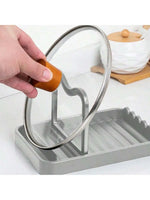porte couverts adhésifs moderne couverts cuillère spatule marron clair gris noir cuisine anti déversement