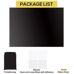 rideau romain moderne noir isolant thermique fenetre 100 polyester adhésifversible 145x100cm