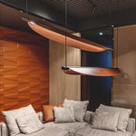lampe suspendue marron clair moderne led tringle semi encastrée chromée