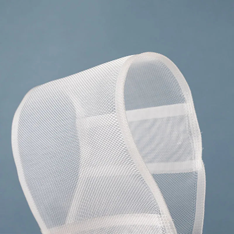 ruban nylon blanc maille fine moderne 10m accessoire rideau transparent polyester