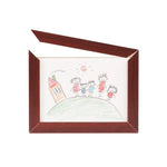 cadres photo bois enfants dessins animaux paysages aimants minimaliste rustique