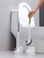 brosse wc moderne adhésive poils noirs blanc vert clair durable respectueux environnement