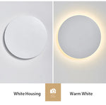 applique murale led moderne or noir blanc lisse brillante minimaliste adhésive chambre salon entréeétude