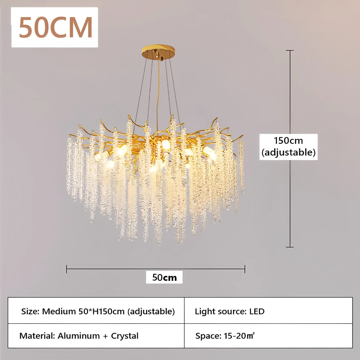 suspension lumineuse moderne dorée blanches translucides branches naturel salon chambre restaurant étude