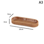 panier rotin marron clair couteau cuillère baguettes assaisonnement rangement cuisine rustic